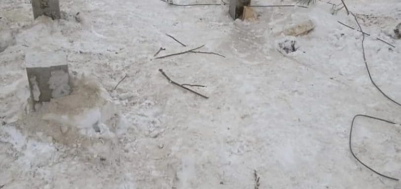 Фундамент на забивных ЖБ сваях