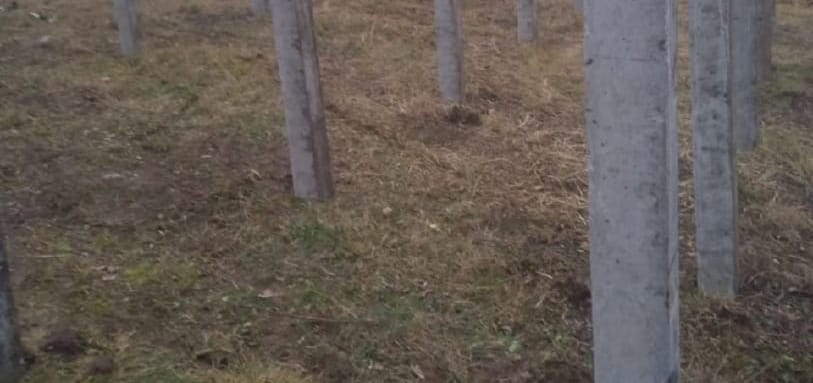 Фундамент на забивных ЖБ сваях